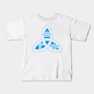 Holy Trinity Christian Distressed Design Kids T-Shirt